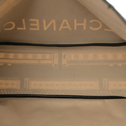 Chanel Coated Canvas Le Train Bag Black 5 of 14