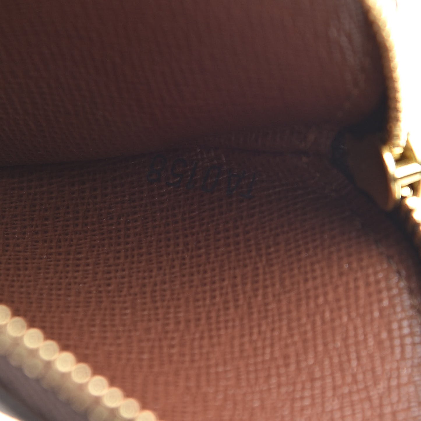 Monogram Round Coin Purse