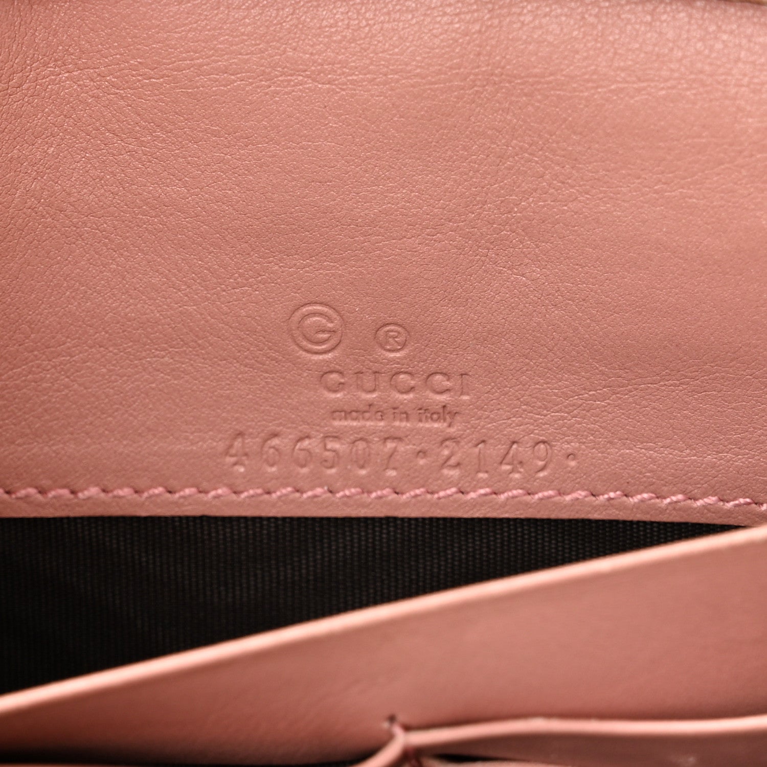 Gucci Microguccissima Crossbody Wallet Soft Pink 6 of 9