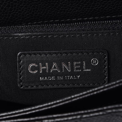 Chanel Caviar Quilted Medium Rock In Rome Single Flap Black 6 of 8
