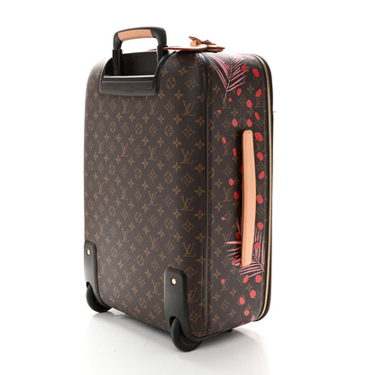 Louis Vuitton Monogram Jungle Dots Pegase Legere 55 Sugar Pink Poppy 4 of 12