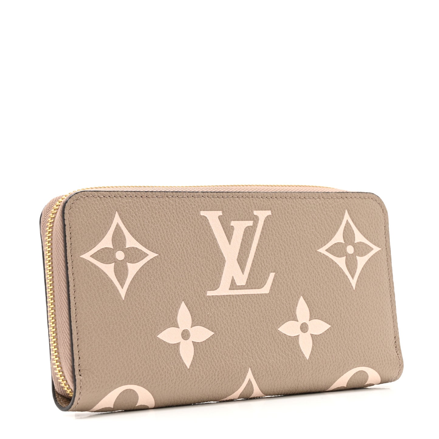 Empreinte Monogram Giant Zippy Wallet Tourterelle Creme