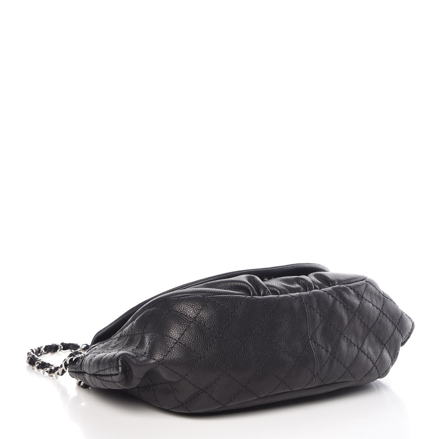 Chanel Caviar Half Moon Large Flap Black 4 of 10