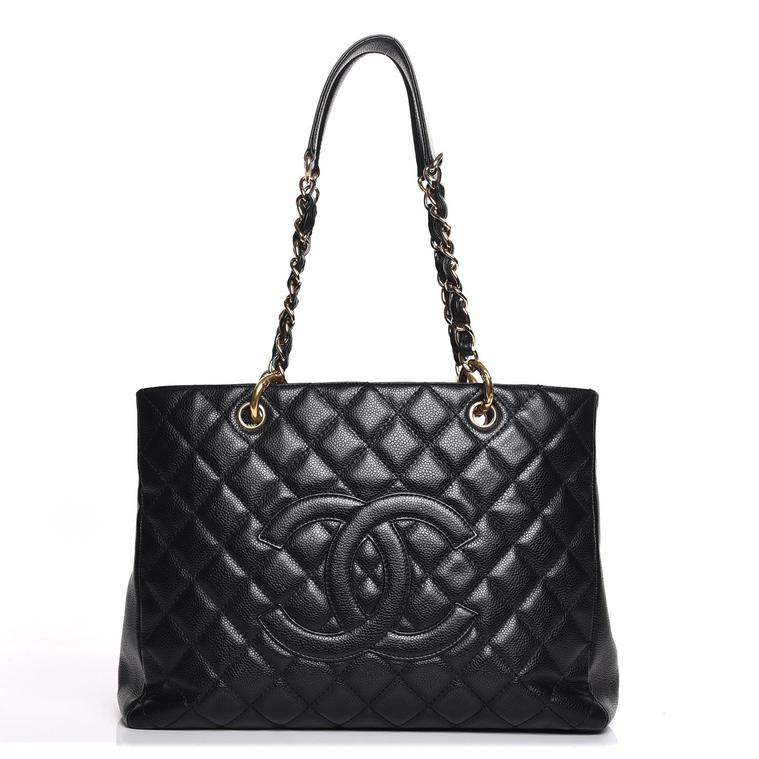 Chanel Caviar Quilted Grand Shopping Tote GST Black 1 of 9