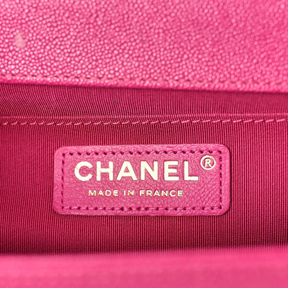 Chanel Caviar Quilted Medium Boy Flap Fuchsia 6 of 12