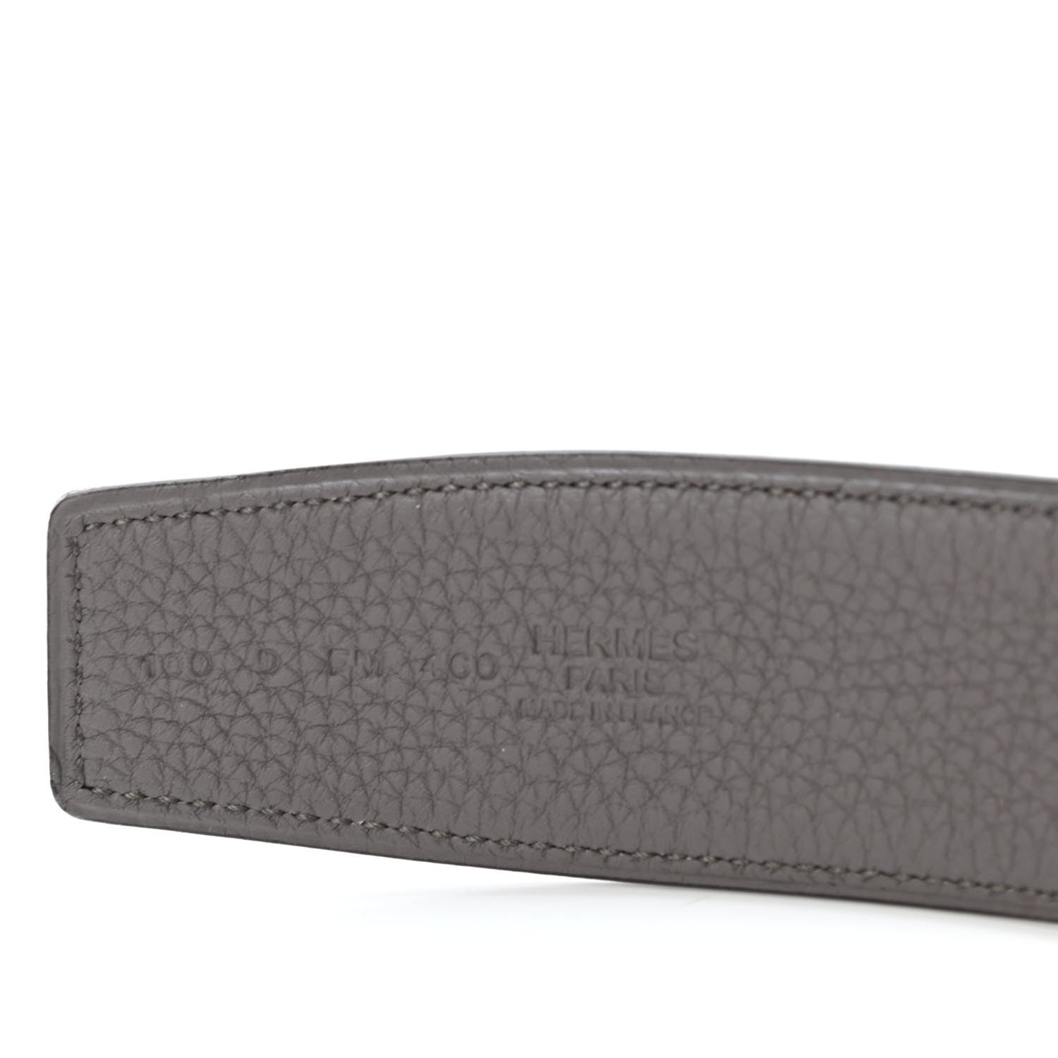 Hermes Box Togo 32mm H d'Ancre Belt 100 40 Black Etain 4 of 4