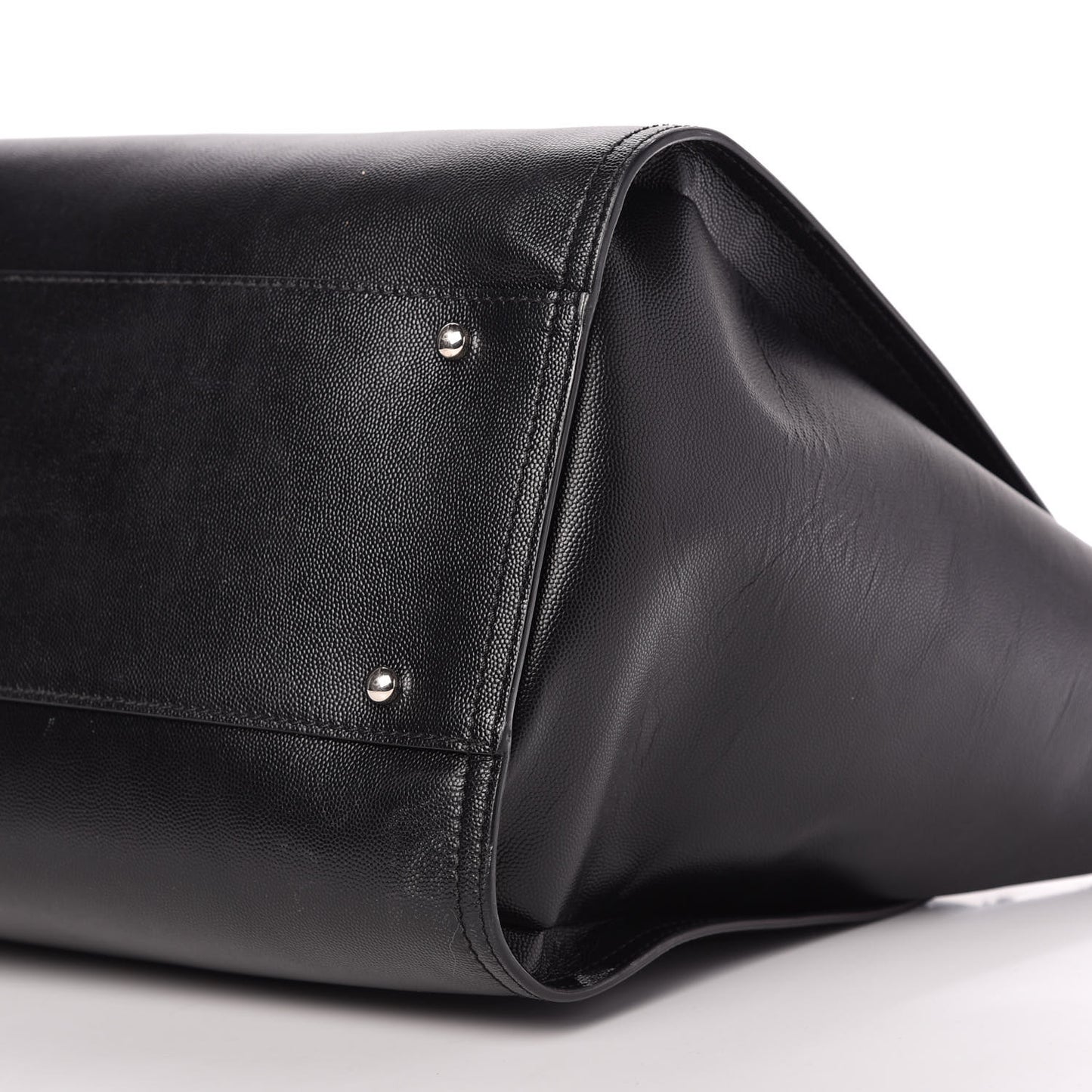 Caviar Medium Studded Deauville Tote Black