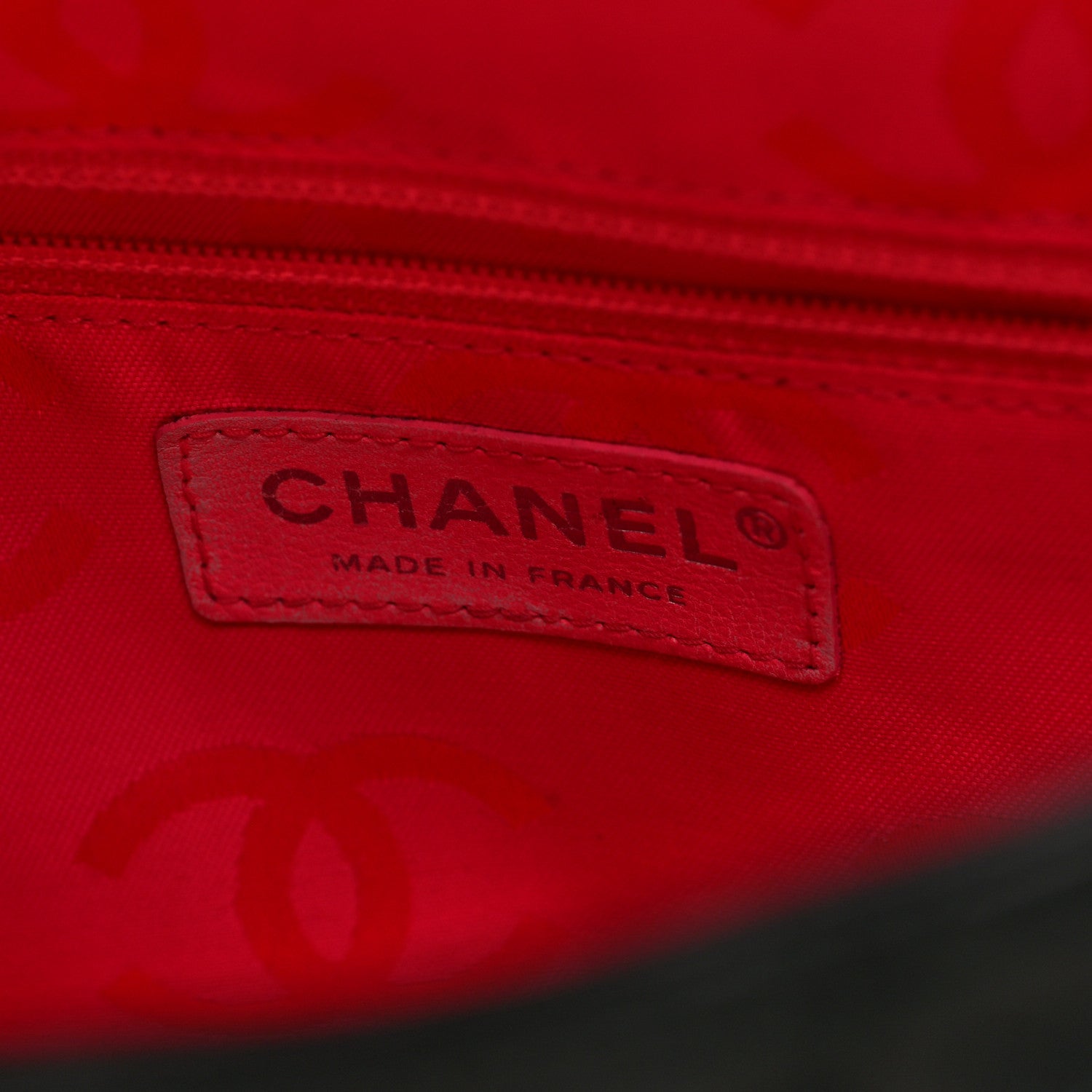 Chanel Calfskin Quilted Large Cambon Flap Black White 6 of 10