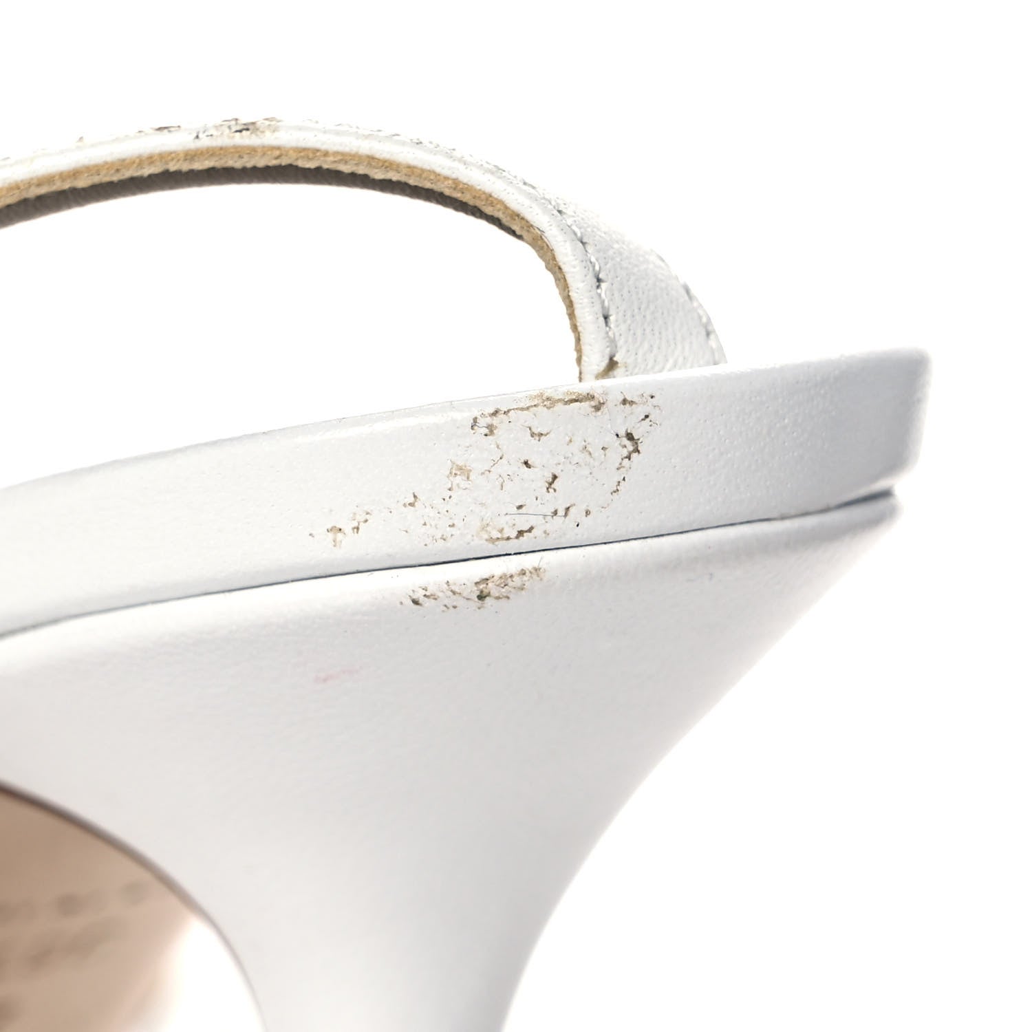 Bottega Veneta Lambskin Stretch Multi Strap 90mm Sandals 39 Optic White 10 of 12