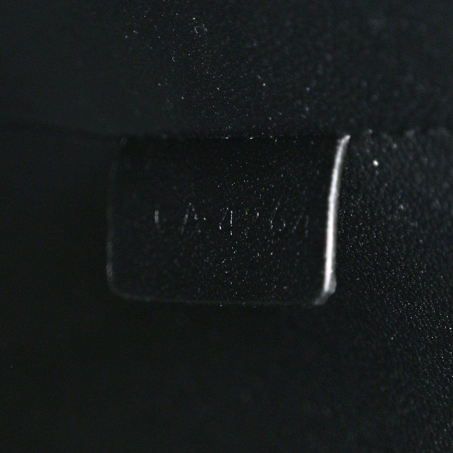 Smooth Calfskin Triomphe Small Louise Bag Black