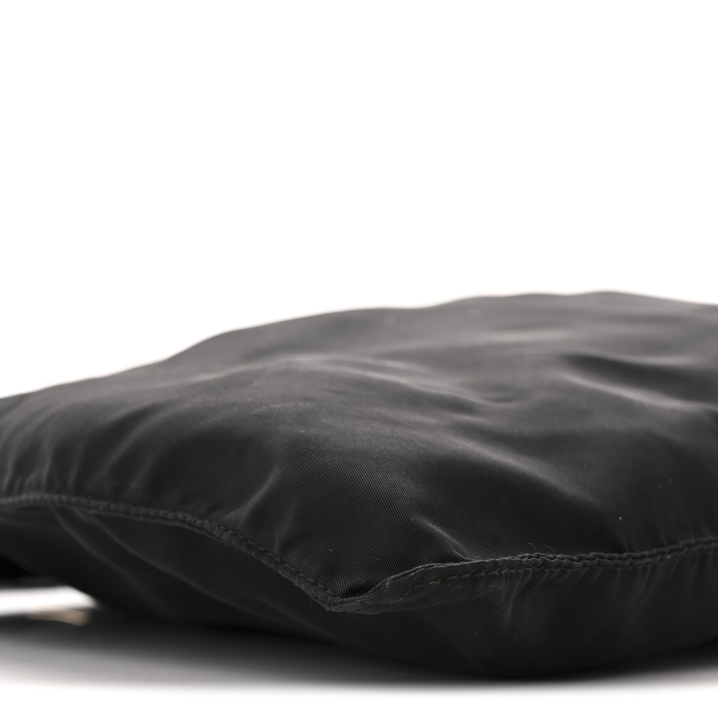 Nylon Vela Flat Messenger Bag Black