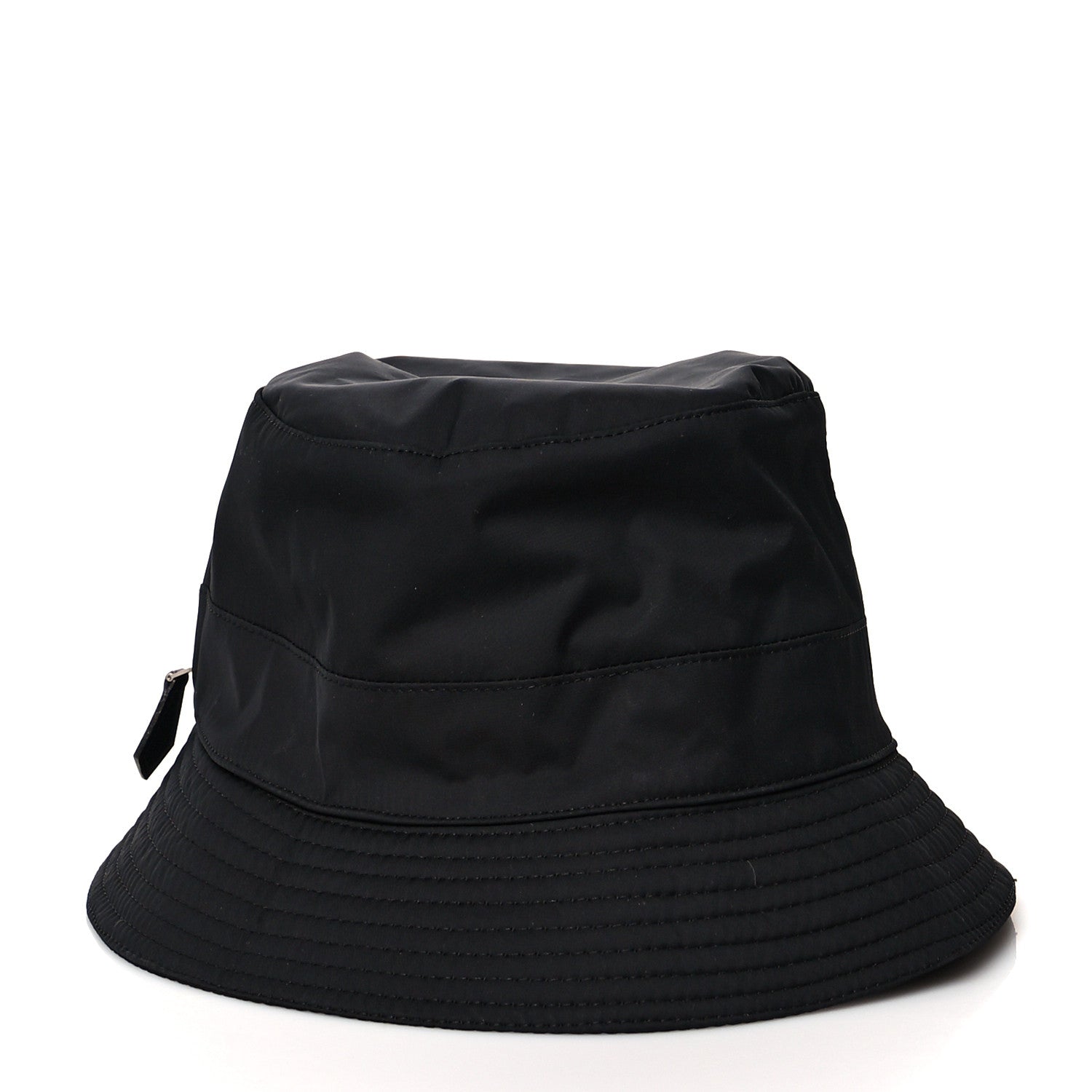 Hermes Polyester Nylon Motsch Bucket Hat 58 Black 5 of 7