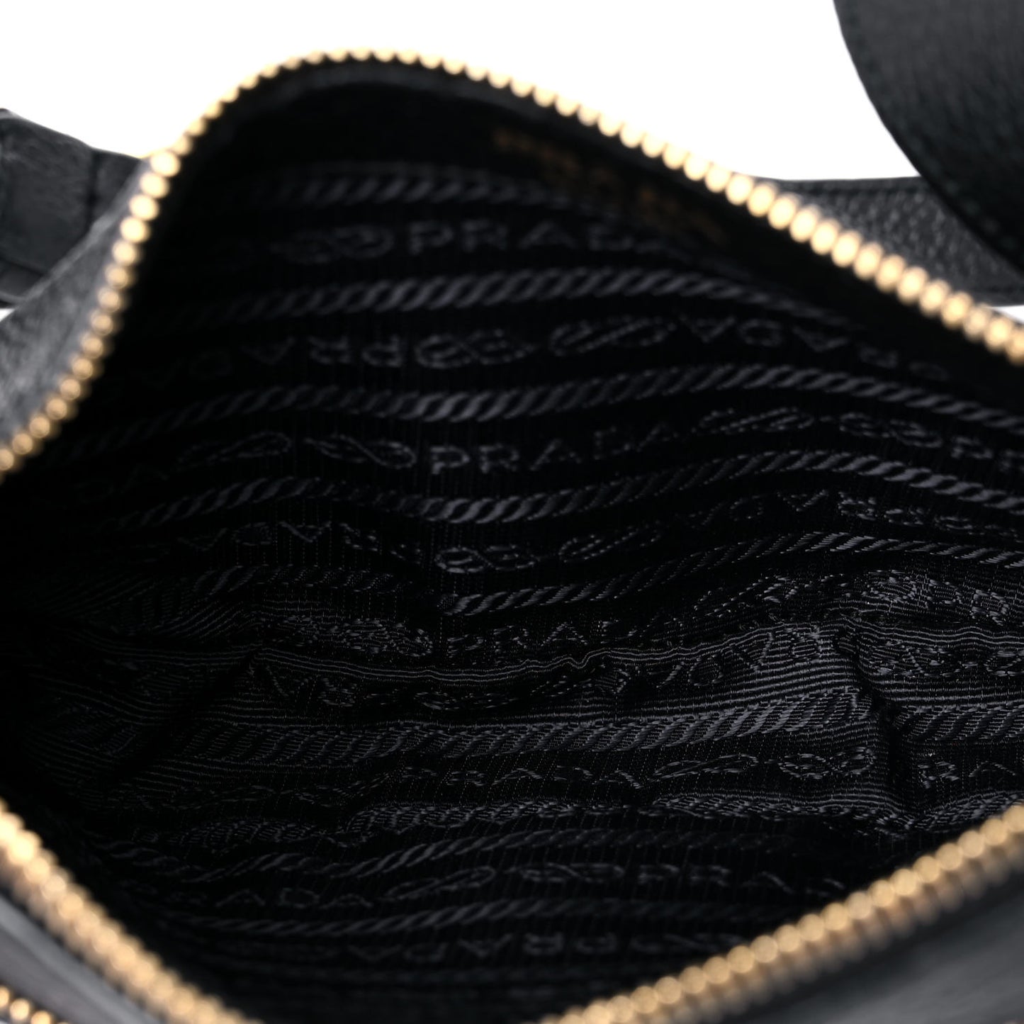 Vitello Daino Small Belt Bag Black