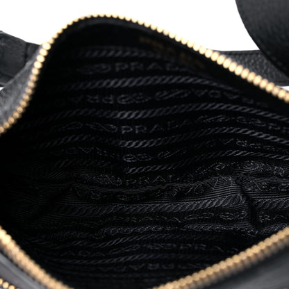 Prada Vitello Daino Small Belt Bag Black 5 of 12