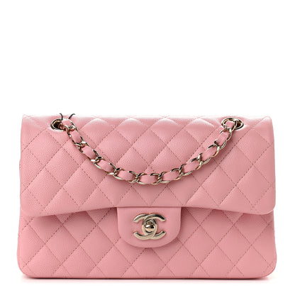 Chanel Caviar Quilted Small Double Flap Pink 1 of 11
