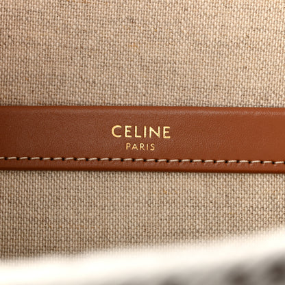 Celine Canvas Large All Over Cabas Thais Natural Tan 6 of 9