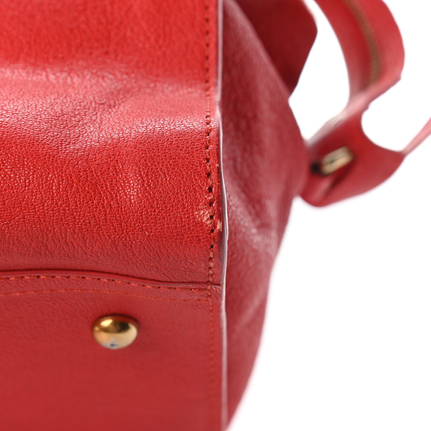 Sheepskin Medium Cabas ChYc Red