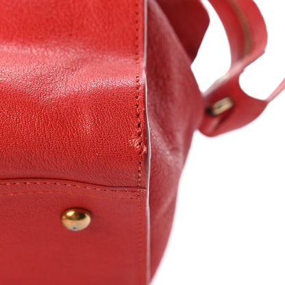 Saint Laurent Sheepskin Medium Cabas ChYc Red 10 of 10