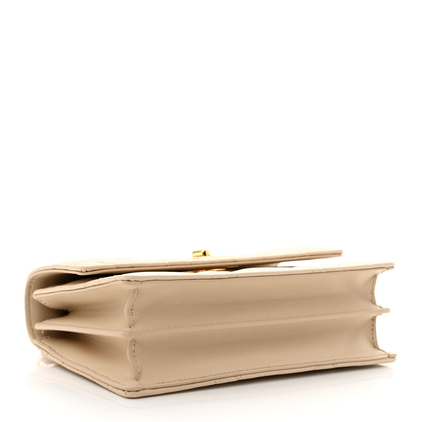 Lambskin Cannage Mini Miss Caro Bag Beige