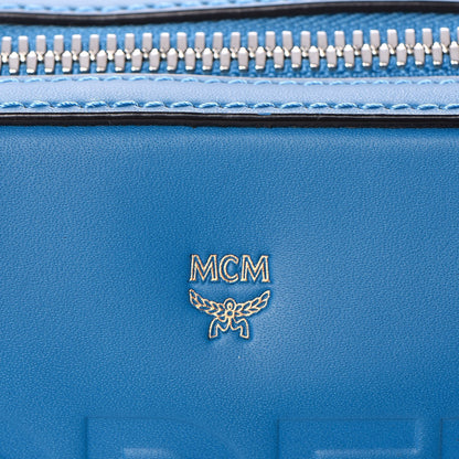 MCM Calfskin Repro Crossbody Bag Blue 14 of 16