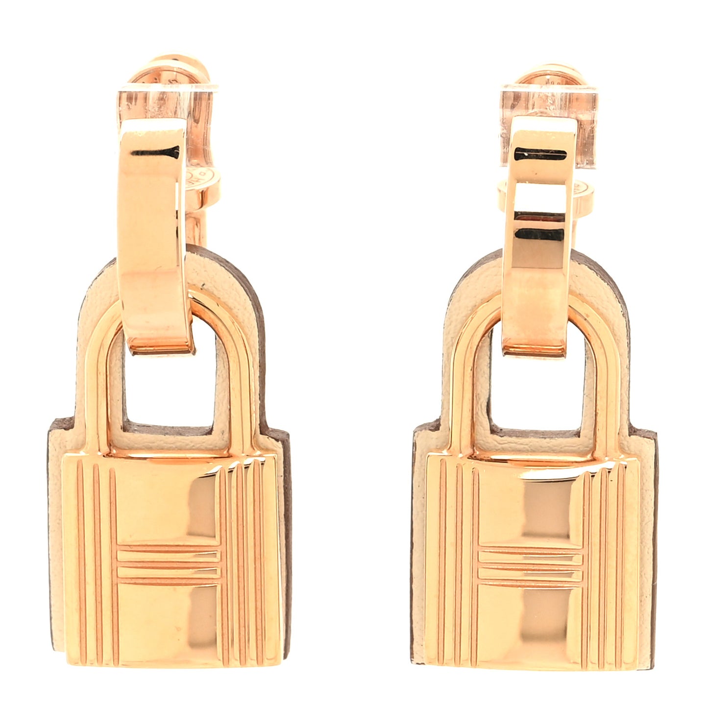 Rose Gold Swift O'Kelly Earrings Craie