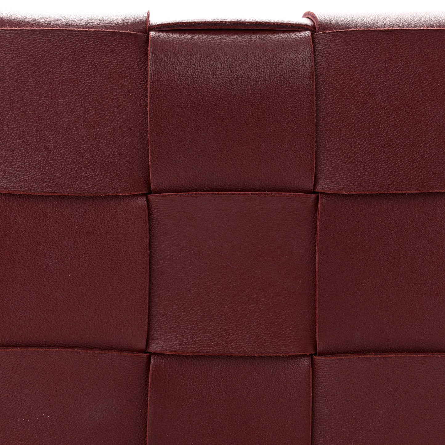 Lambskin Maxi Intrecciato Cassette Crossbody Bag Bordeaux