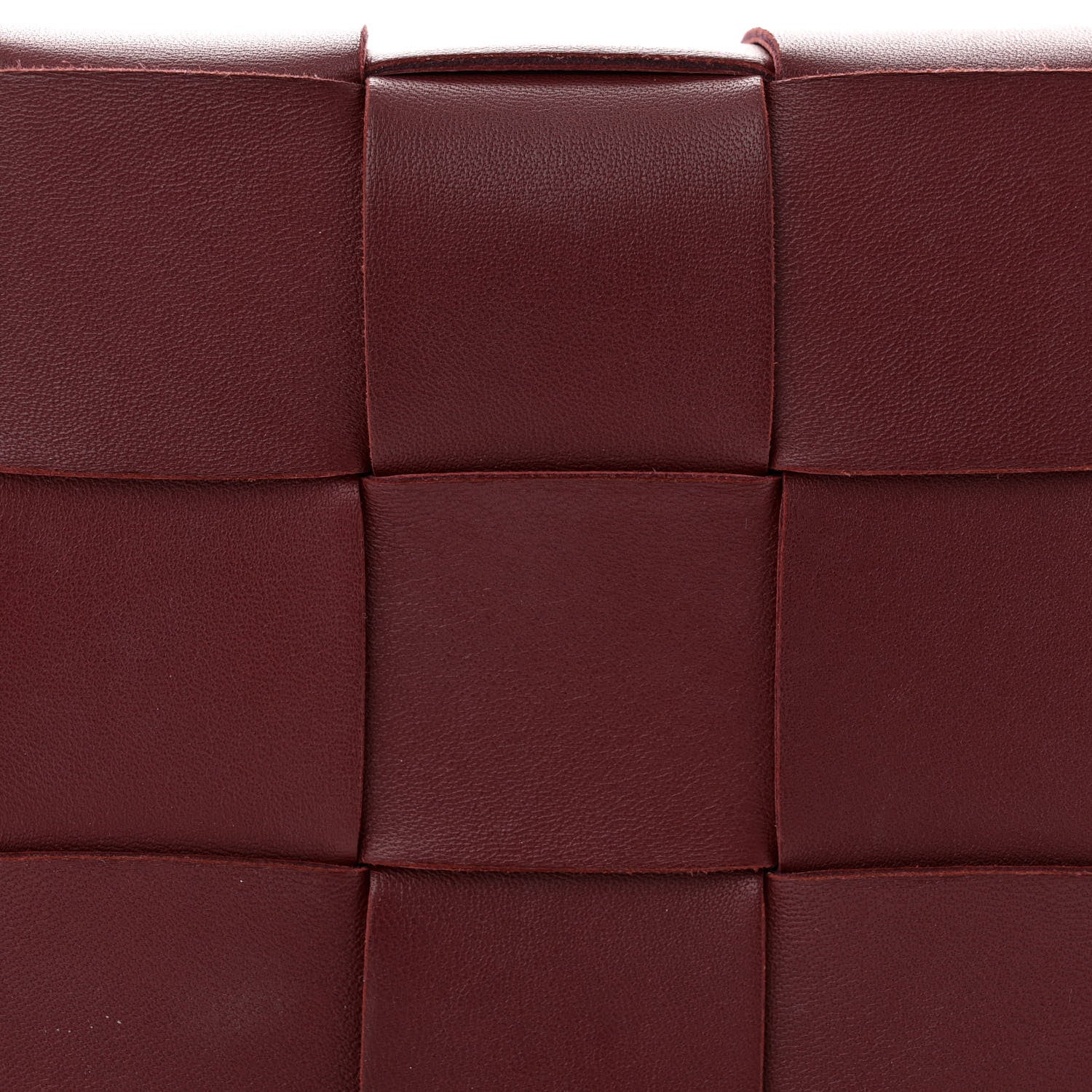 Bottega Veneta Lambskin Maxi Intrecciato Cassette Crossbody Bag Bordeaux 8 of 12