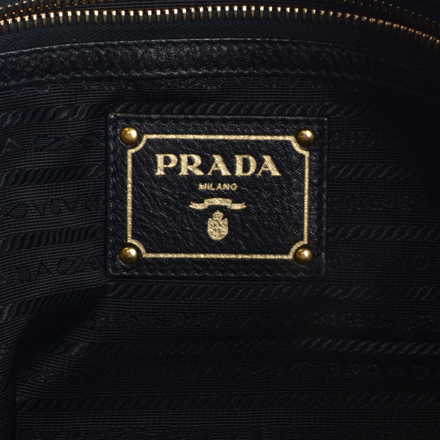 Prada Vitello Daino Side Pocket Hobo Nero Black 6 of 8