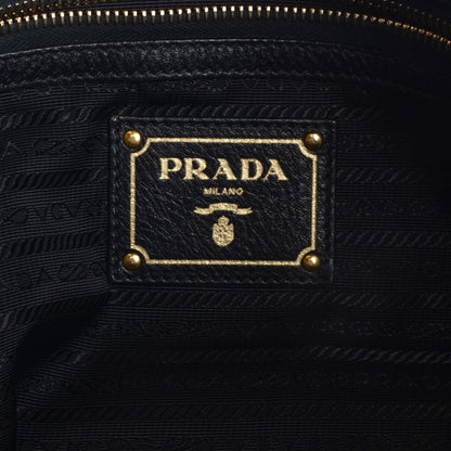 Prada Vitello Daino Side Pocket Hobo Nero Black 6 of 8