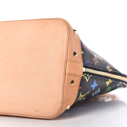 Louis Vuitton Monogram Multicolor Alma Black 10 of 13