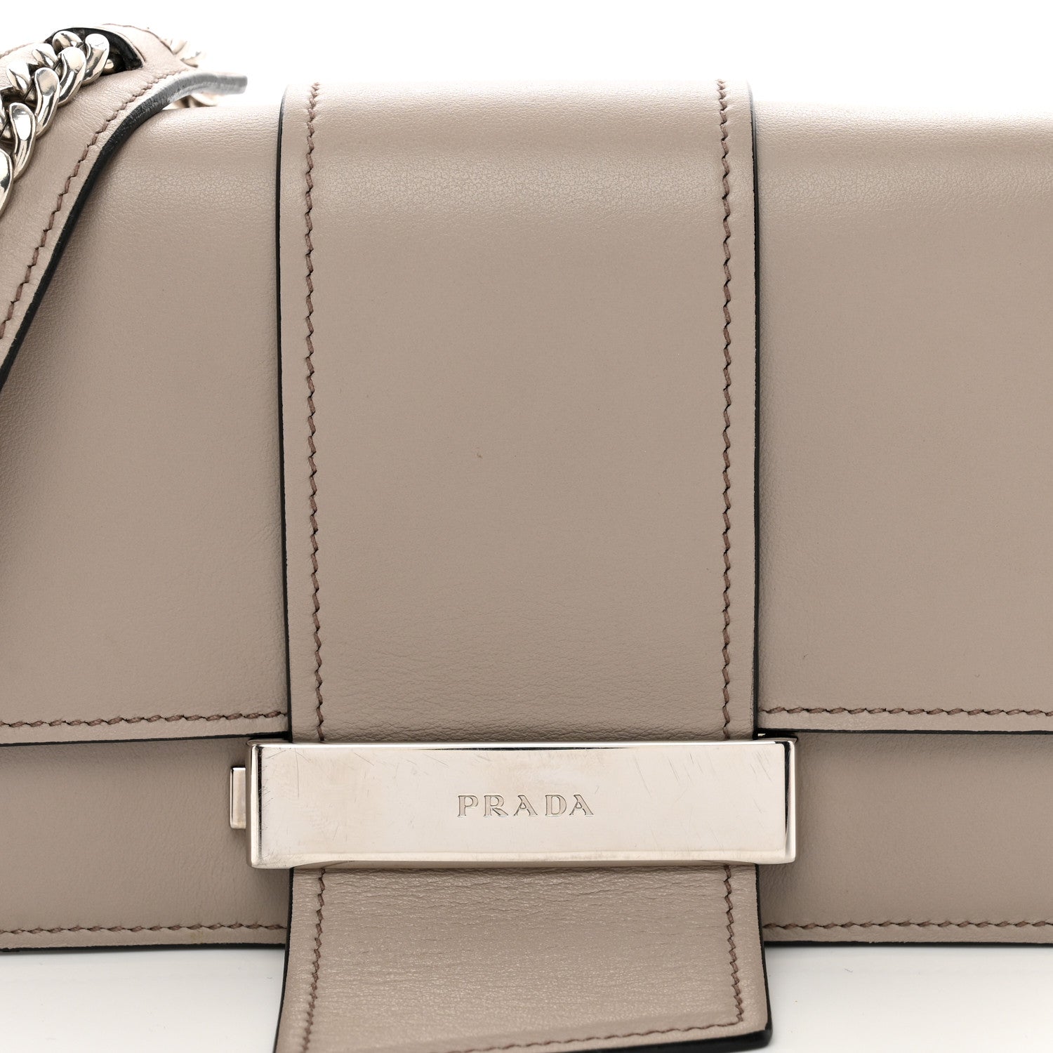 Prada City Calf Ribbon Bag Pomice 5 of 11