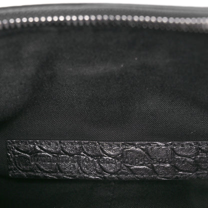 Balenciaga Extra Supple Calfskin Crystal Crocodile Embossed Le Cagole Shoulder Bag XS Gunmetal 8 of 11
