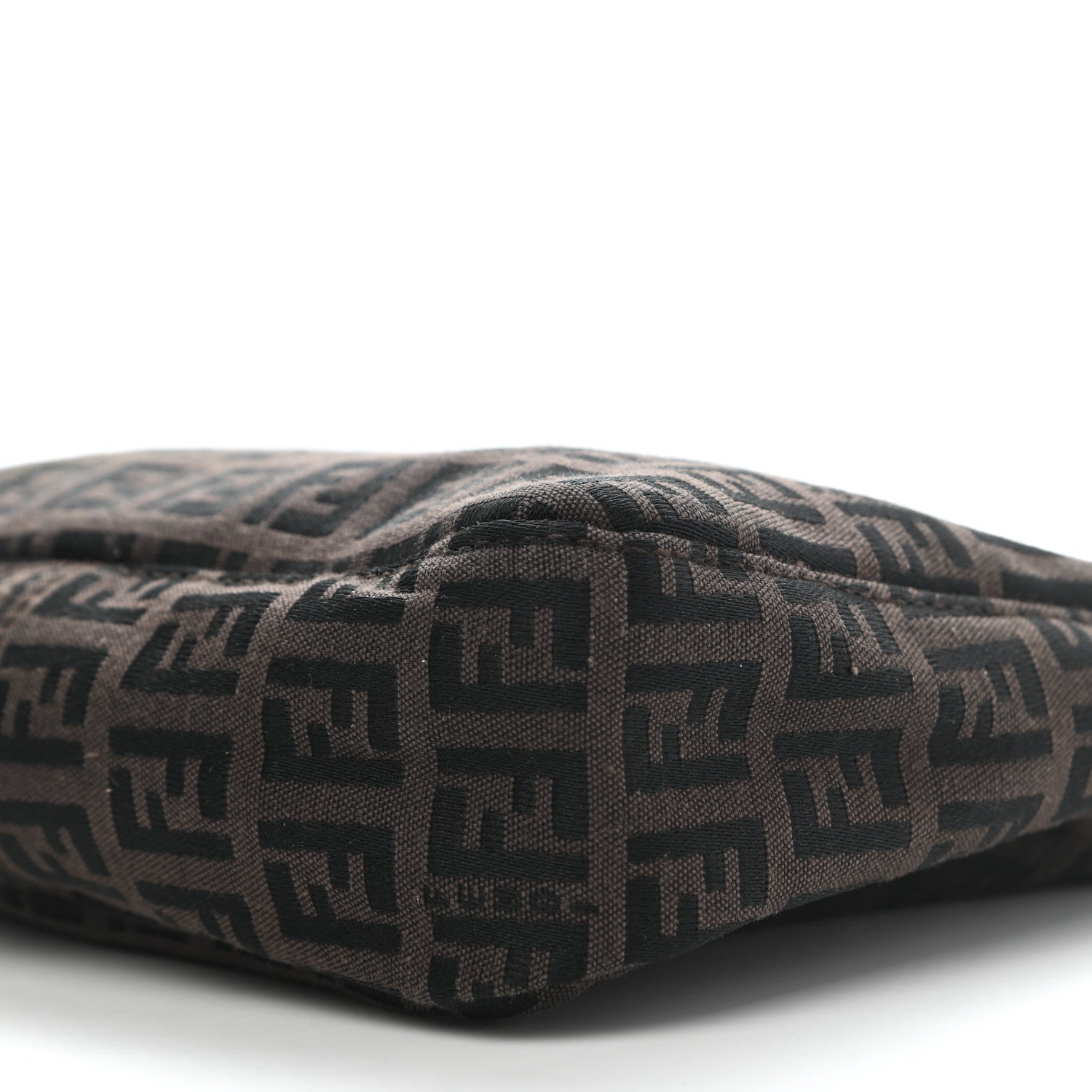 Fendi Zucchino Mini Pochette Tobacco Moro 9 of 12