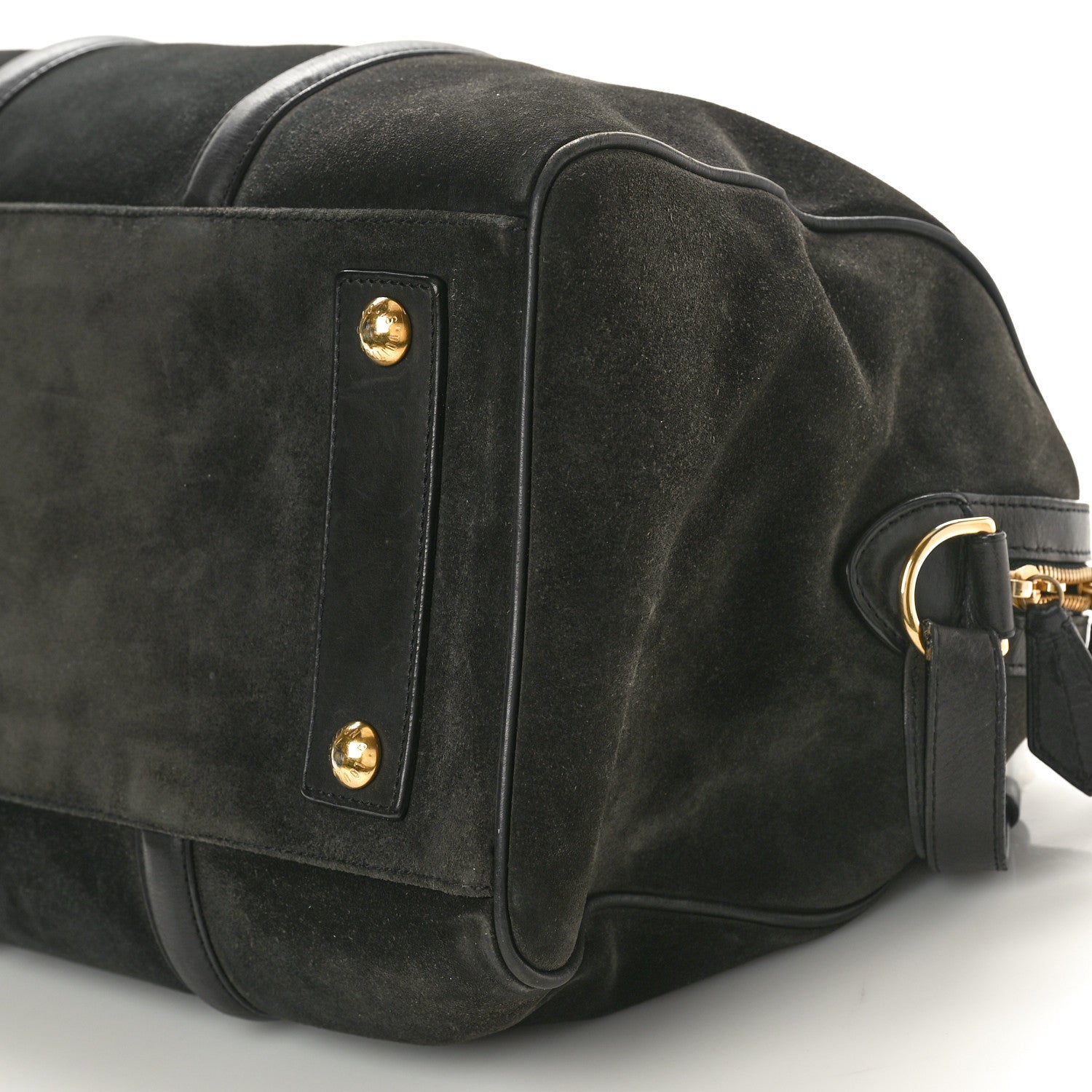 Louis Vuitton Suede Calfskin SC Bag MM Asphalt 9 of 11