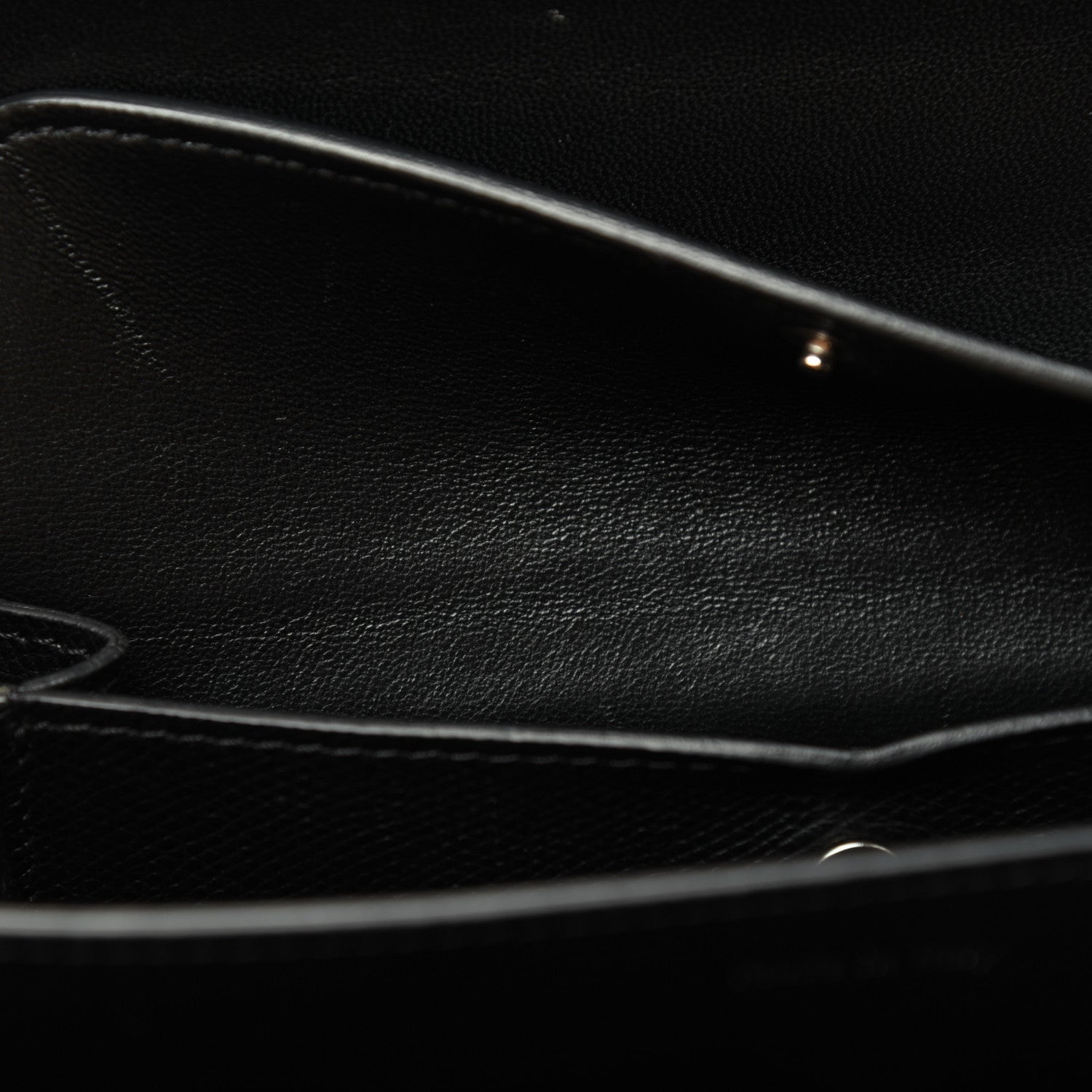 Celine Baby Grained Calfskin Small Case Flap Black 14 of 21