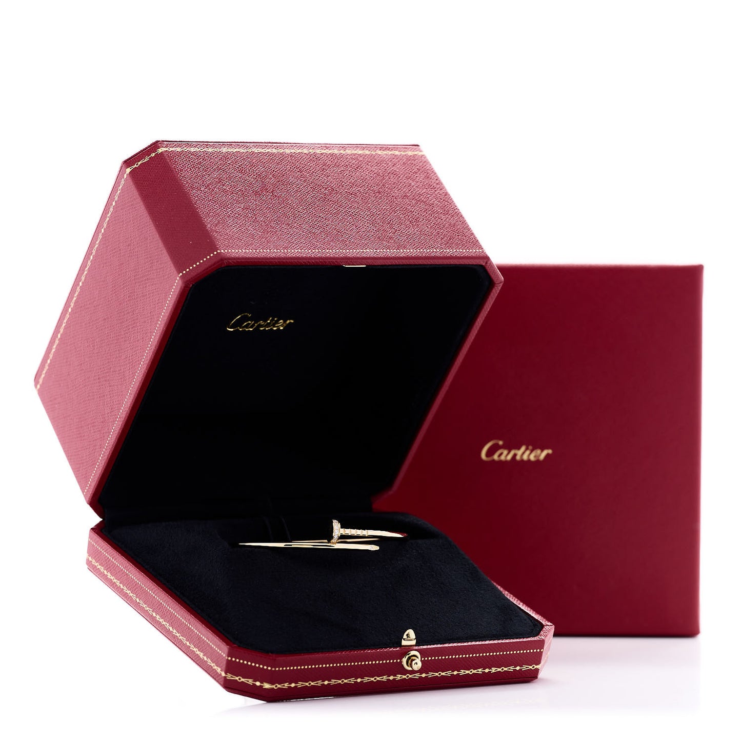 18K Yellow Gold Diamond Small Juste Un Clou Bracelet 17