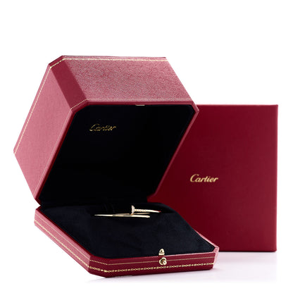 Cartier 18K Yellow Gold Diamond Small Juste Un Clou Bracelet 17 6 of 6