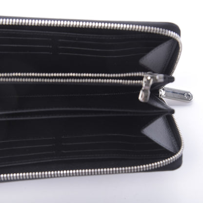 Louis Vuitton Epi LV Stories Zippy Wallet Black 5 of 10