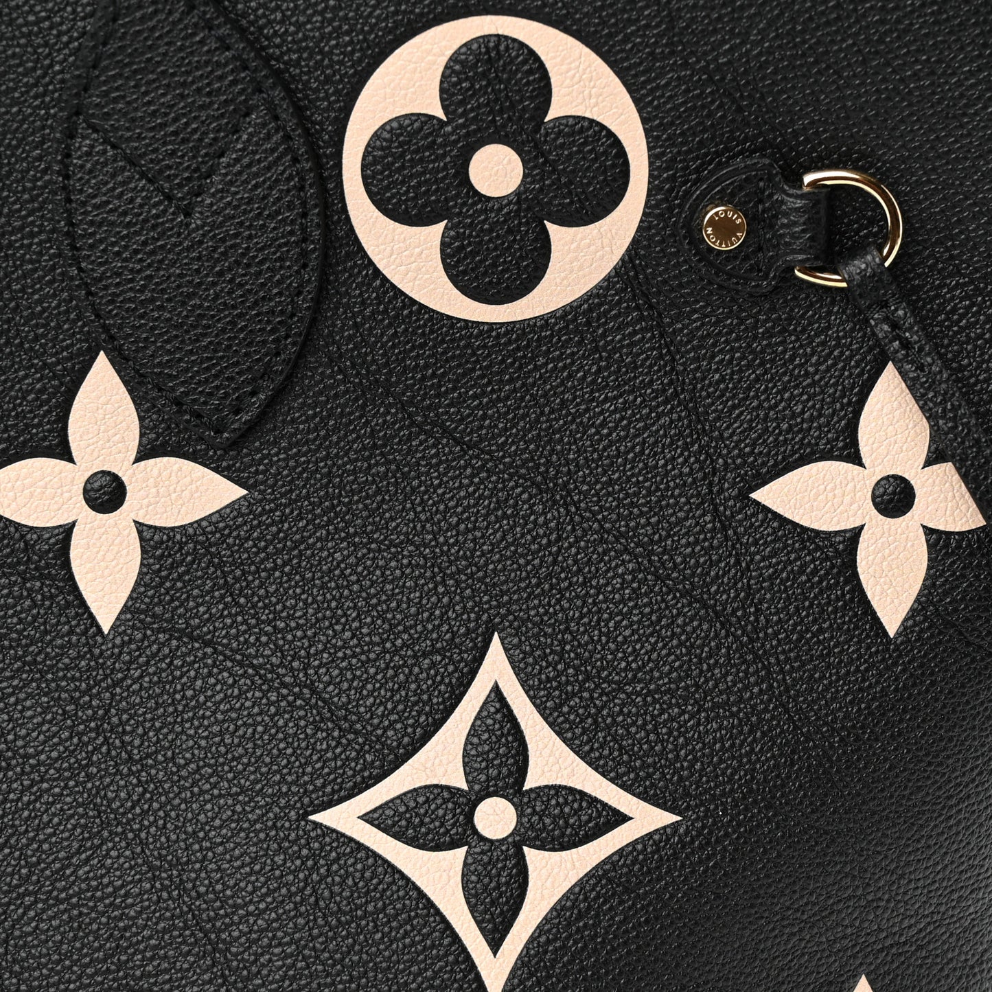 Empreinte Monogram Giant Neverfull MM Black Beige