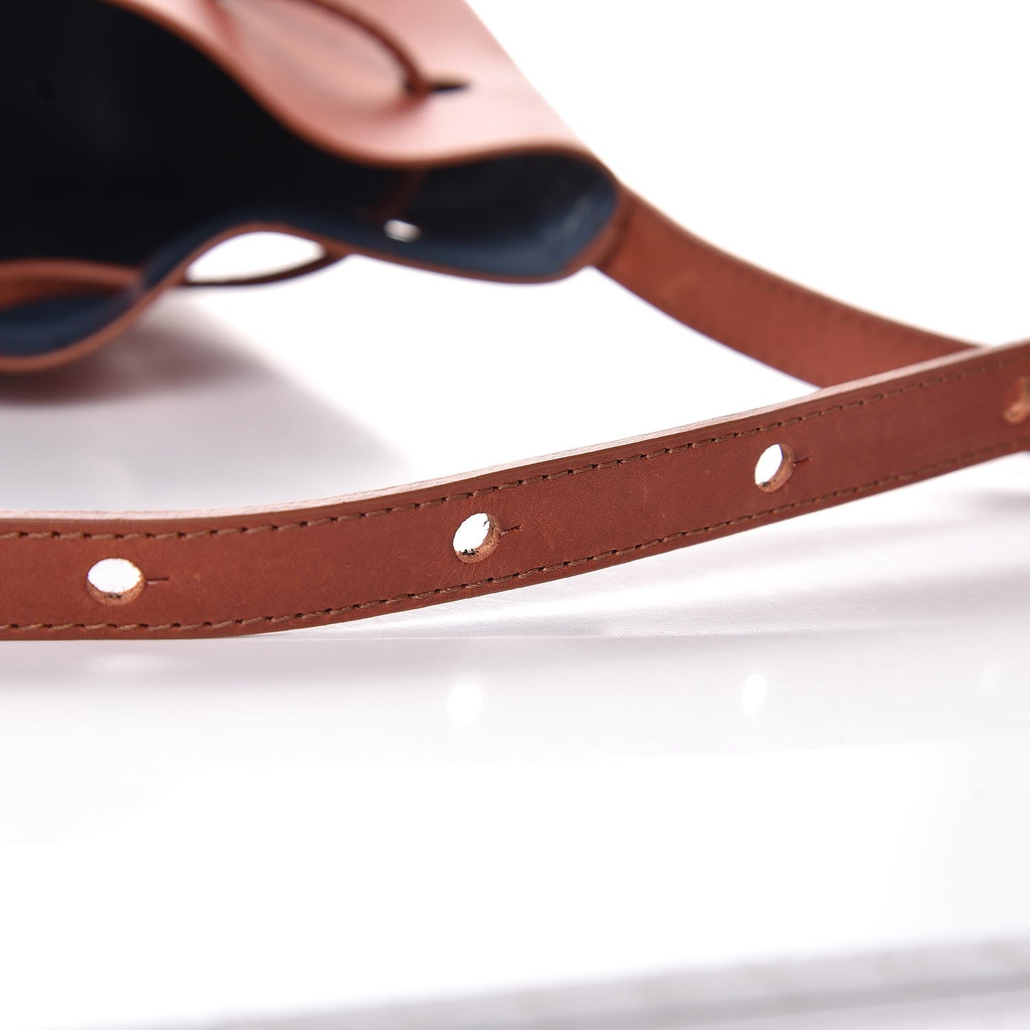 Mansur Gavriel Calfskin Mini Bucket Bag Saddle 13 of 13