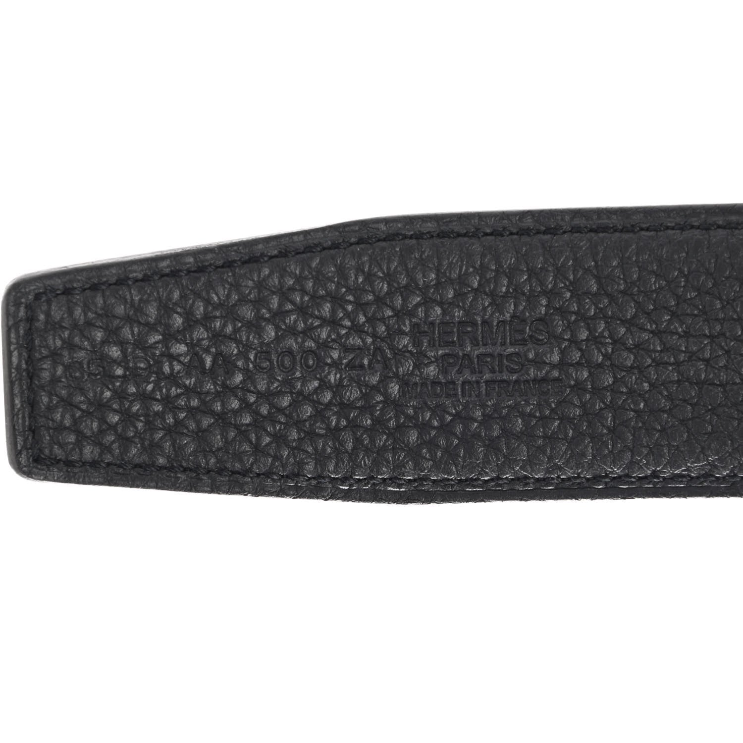 Hermes Box Togo 32mm H Belt 85 Black 3 of 6