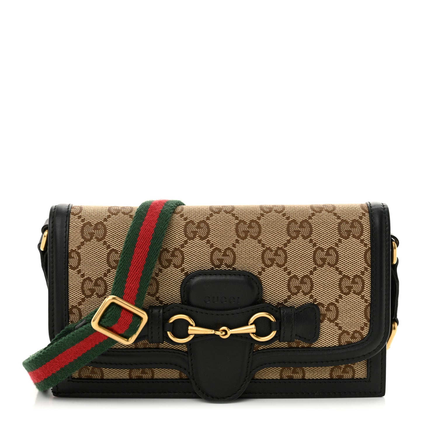 Monogram Lady Web Convertible Wallet Black