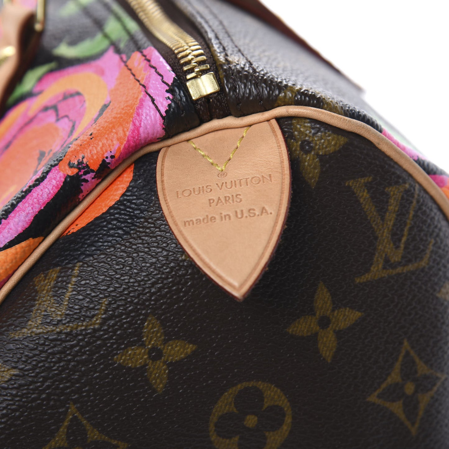 Monogram Roses Speedy 30