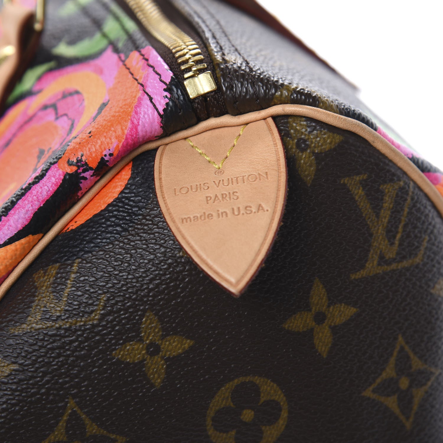 Louis Vuitton Monogram Roses Speedy 30 5 of 10
