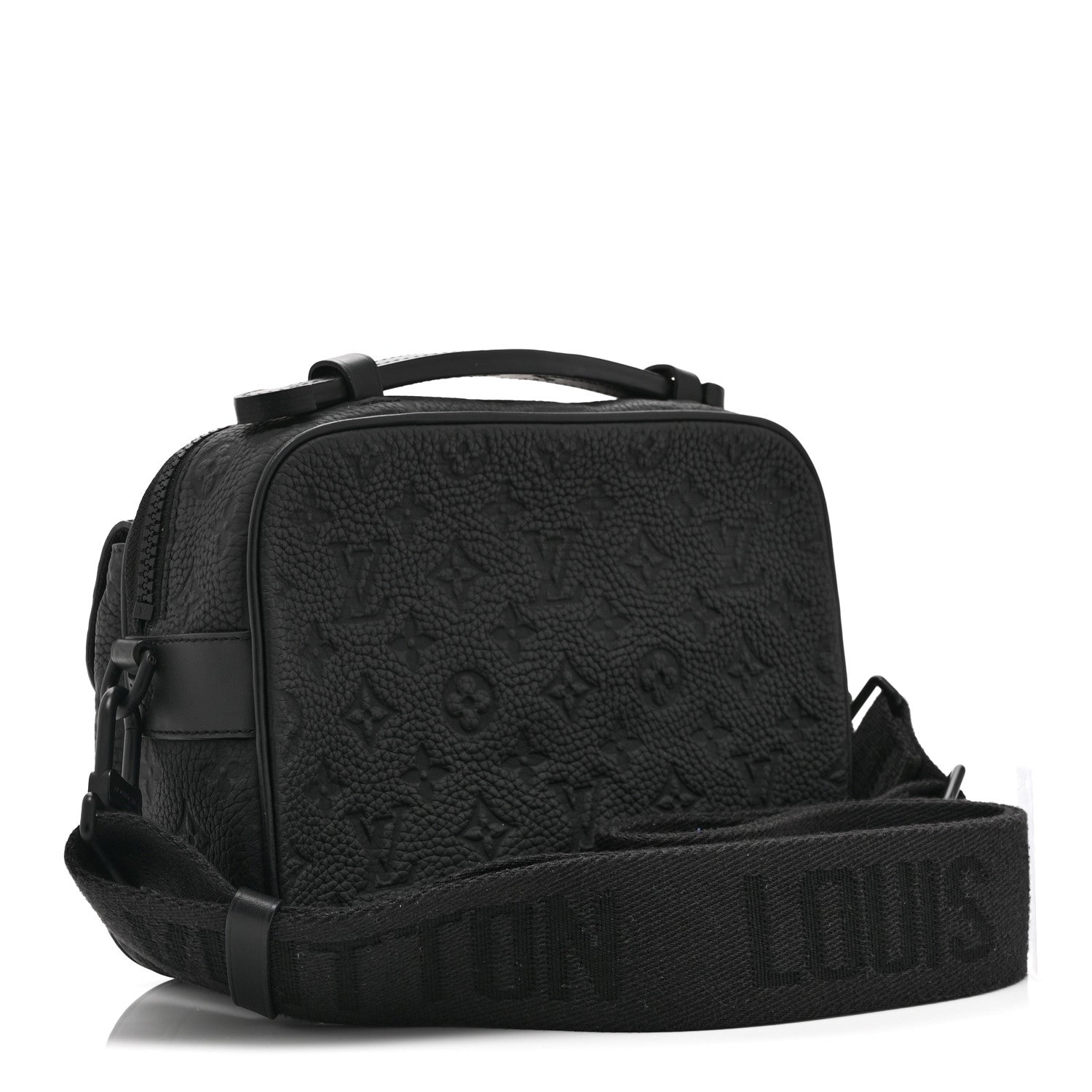 Louis Vuitton Taurillon Monogram S Lock Messenger Black 1841352