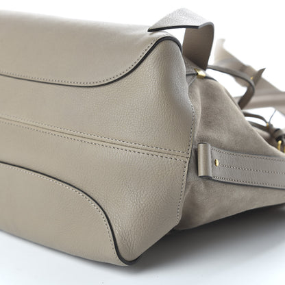Chloe Suede Calfskin Medium Owen Bucket Bag Motty Grey 8 of 11