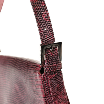 Fendi Lizard Baguette Red 11 of 14