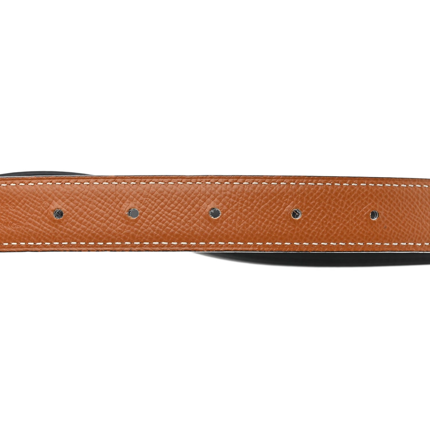 Hermes Swift Epsom 32mm H Belt 85 34 Black Gold 5 of 11
