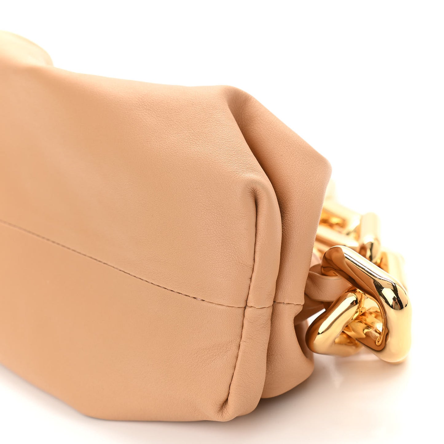Calfskin The Pouch Chain Almond