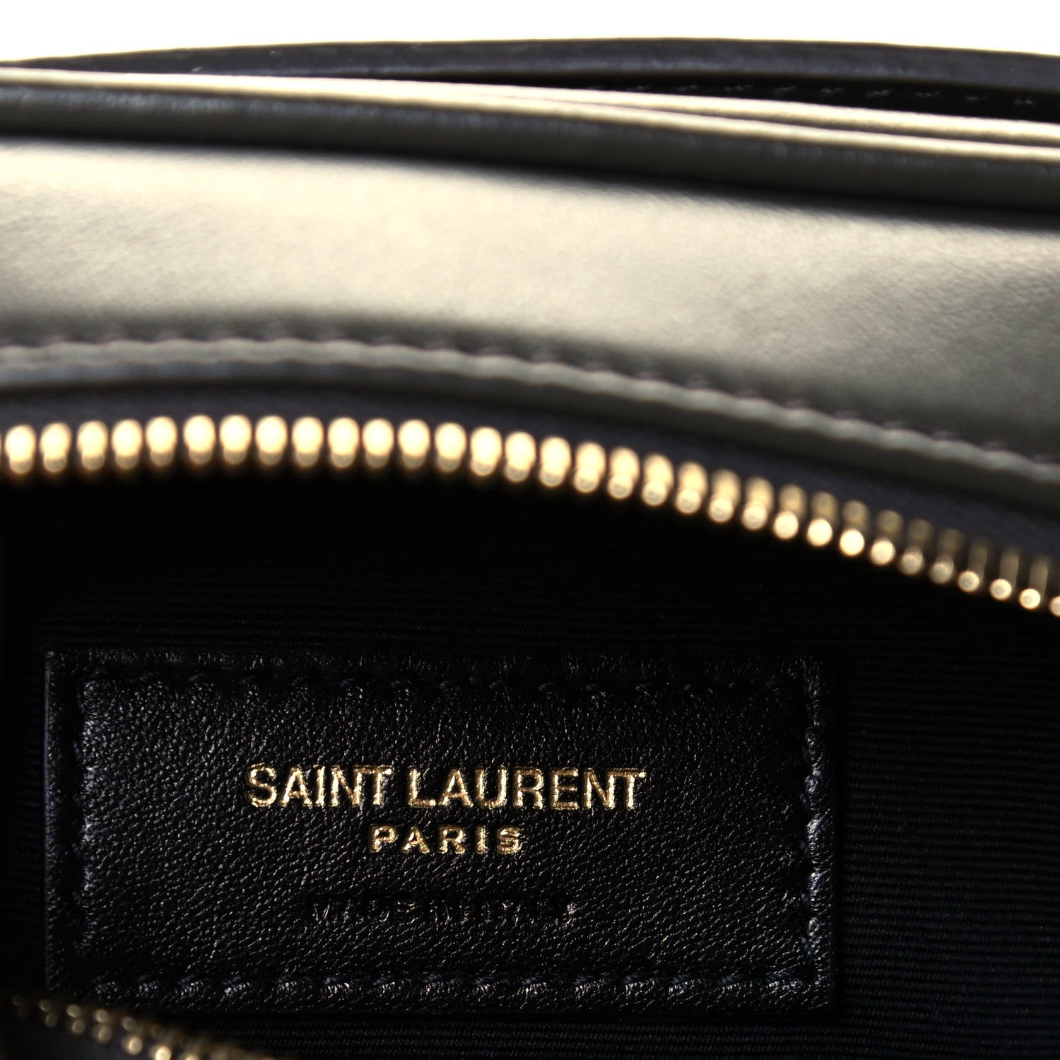 Saint Laurent Calfskin Matelasse Monogram Lou Belt Bag Smog 6 of 10